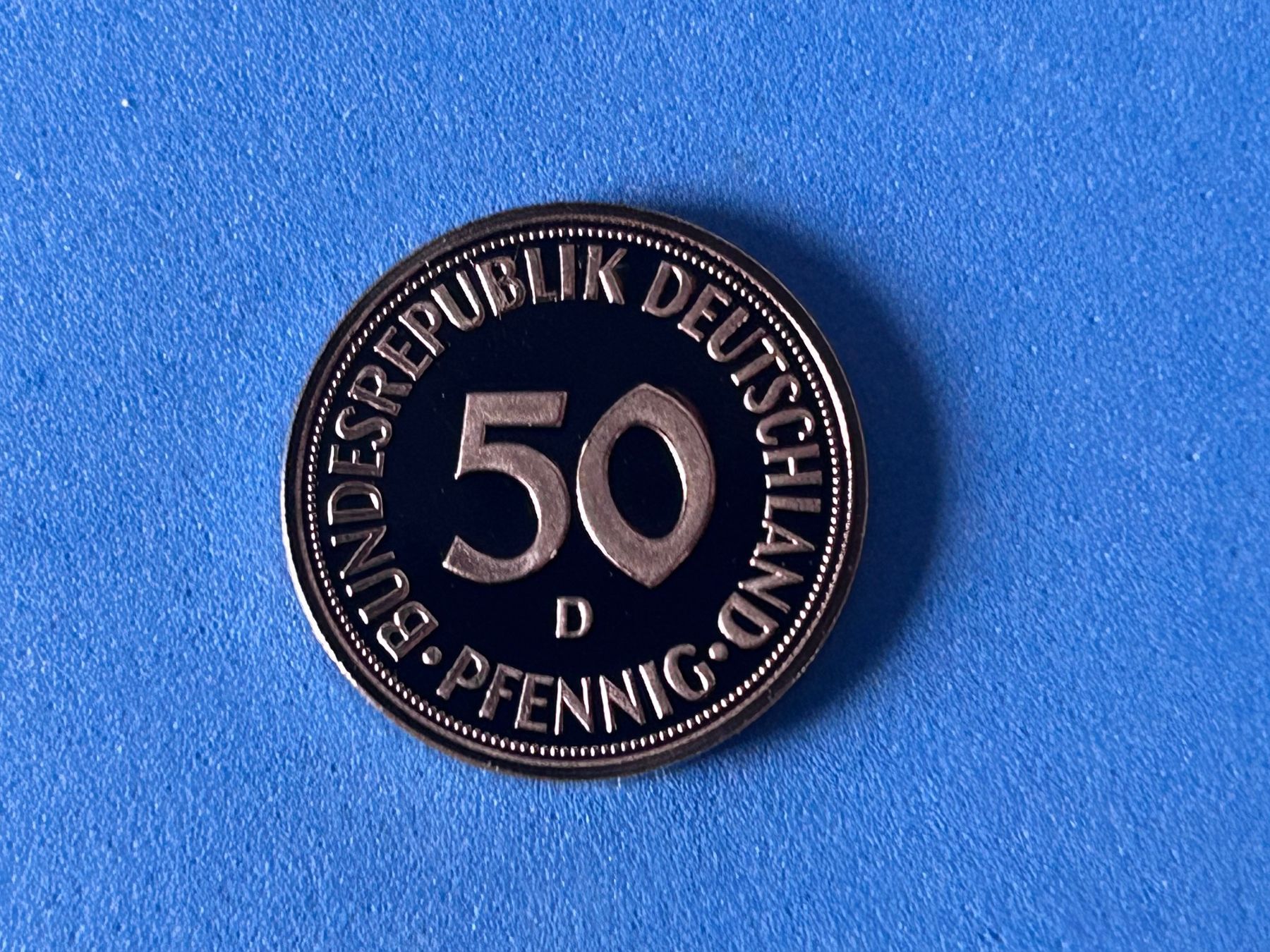 Tutti le monete: Germany - 50 Pfennigs 1981 D (Proof) – Usato da Corcelles NE venduto da AJKader 5