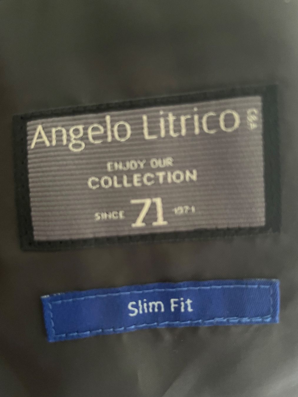 Giacche: dunkelblauer Sakko Slim Fit Gr. 44 – Usato da Rütihof venduto da solombra 3