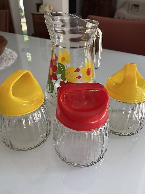 Karaffen: Brocca /Caraffa e barattoli anni 70 – Neu und originalverpackt aus Cureglia von Alevintage74 1