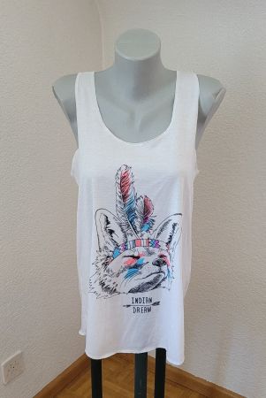 Indian Dream Fox Shirt / Top Gr. L neu Indianer Fuchs Boho