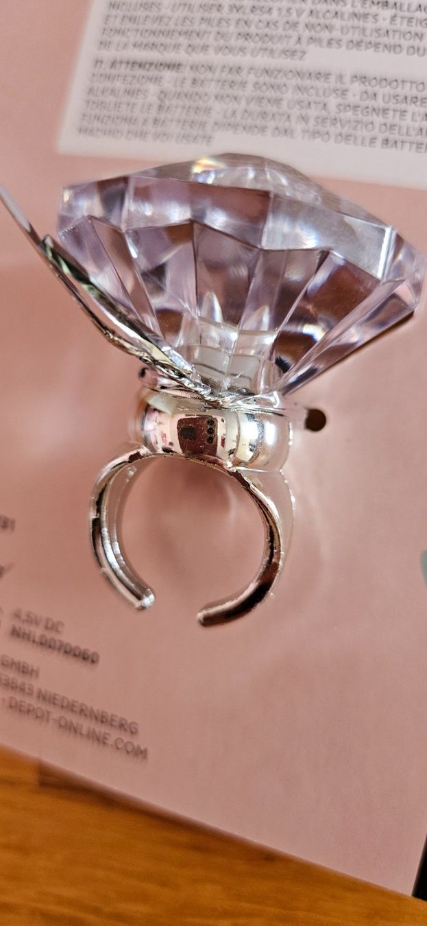Anelli: Ring FlashLight von Depot – Nuovo e nell'imballaggio originale da Zweidlen venduto da Shubli 2