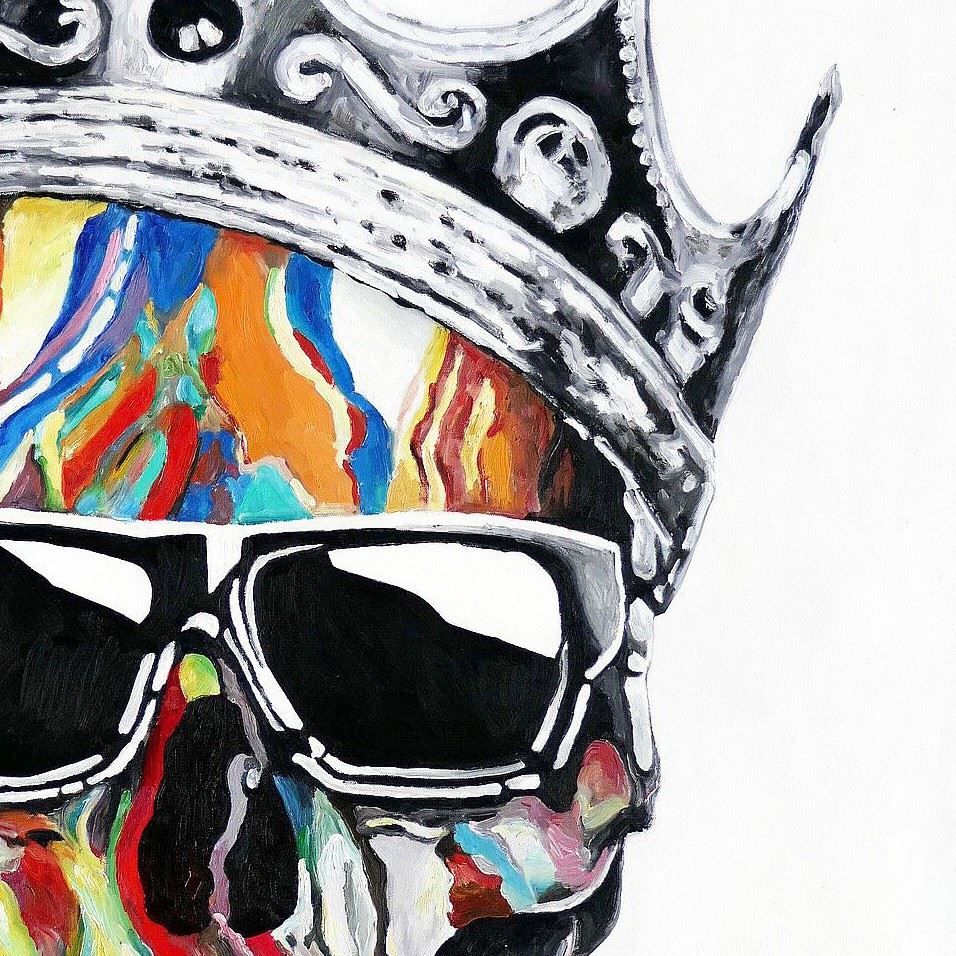 Reproduktionen & Neuware: Modern Art - King skull raising – Neu (gemäss Beschreibung) aus Larnaca von KunstDepot24 5