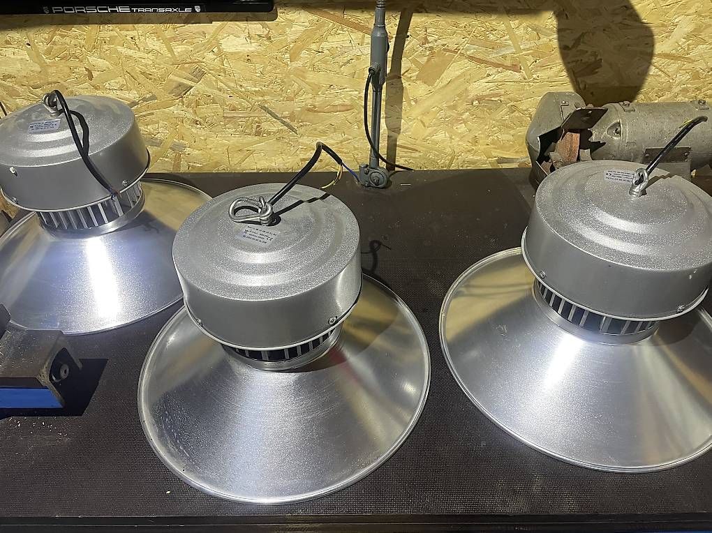 Lampen: 3er Set Industrieleuchten, LED, Loft, Deckenleuchte – Gebraucht aus Buchs SG von Tomxxx