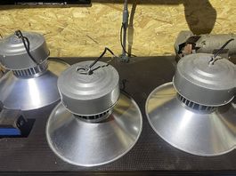 3er Set Industrieleuchten, LED, Loft, Deckenleuchte
