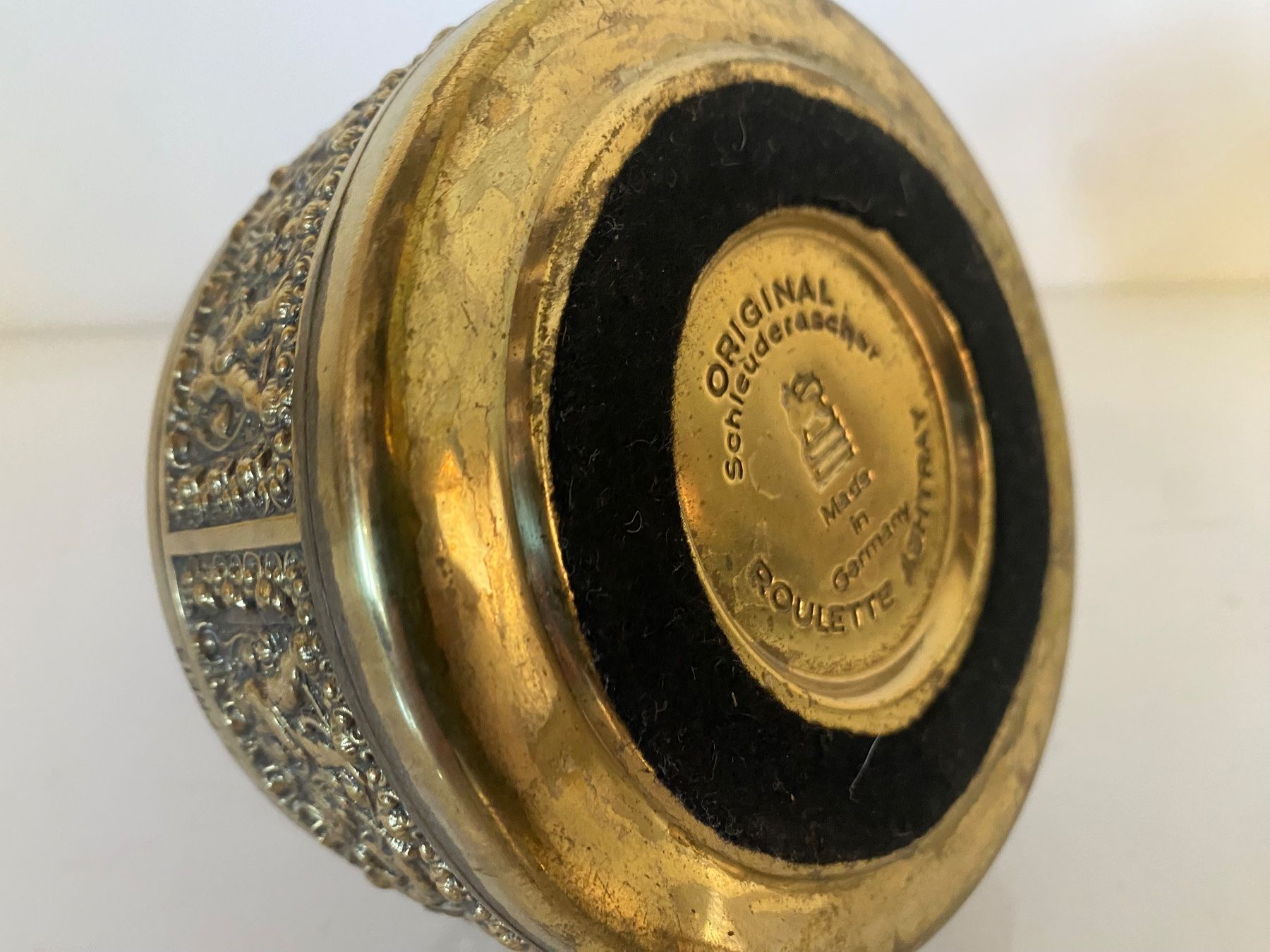 Portacenere: Original Roulette Aschenbecher Messing Schleuderascher – Usato da Küssnacht am Rigi venduto da Brockenhaus-Rigi 4