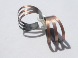 Grosse Vintage Ohrstecker, Modeschmuck