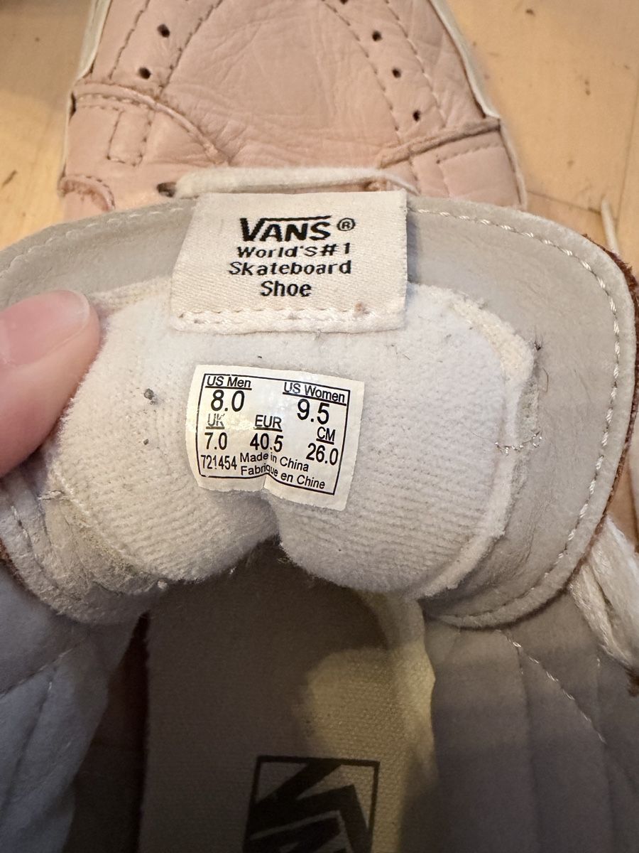 Vans Scarpe da uomo: VANS rose en cuir – Usato da Coppet venduto da micasazoo 4