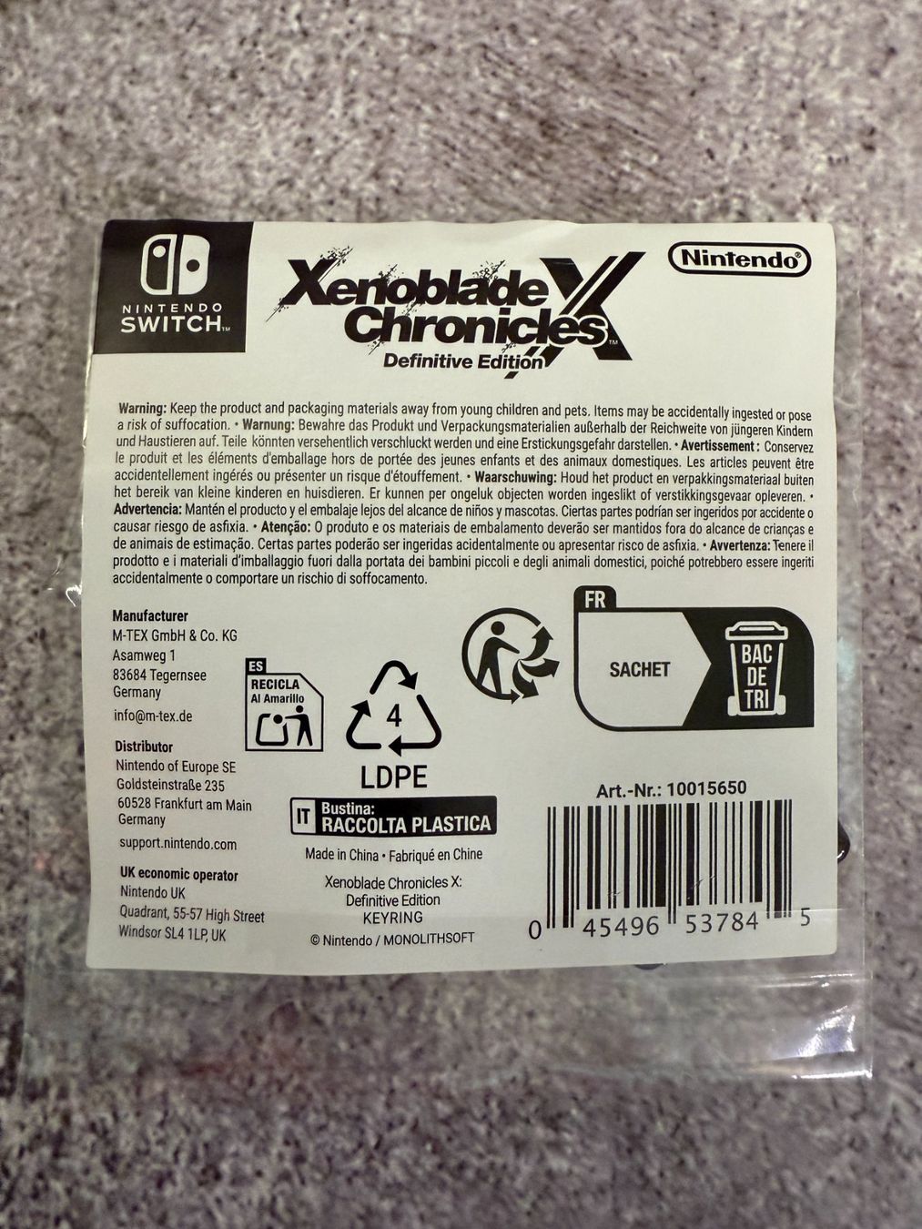 Schlüsselanhänger & - bänder: Xenoblade Chornicles Schlüsselanhänger – Neu und originalverpackt aus Küssnacht am Rigi von Bionicmax