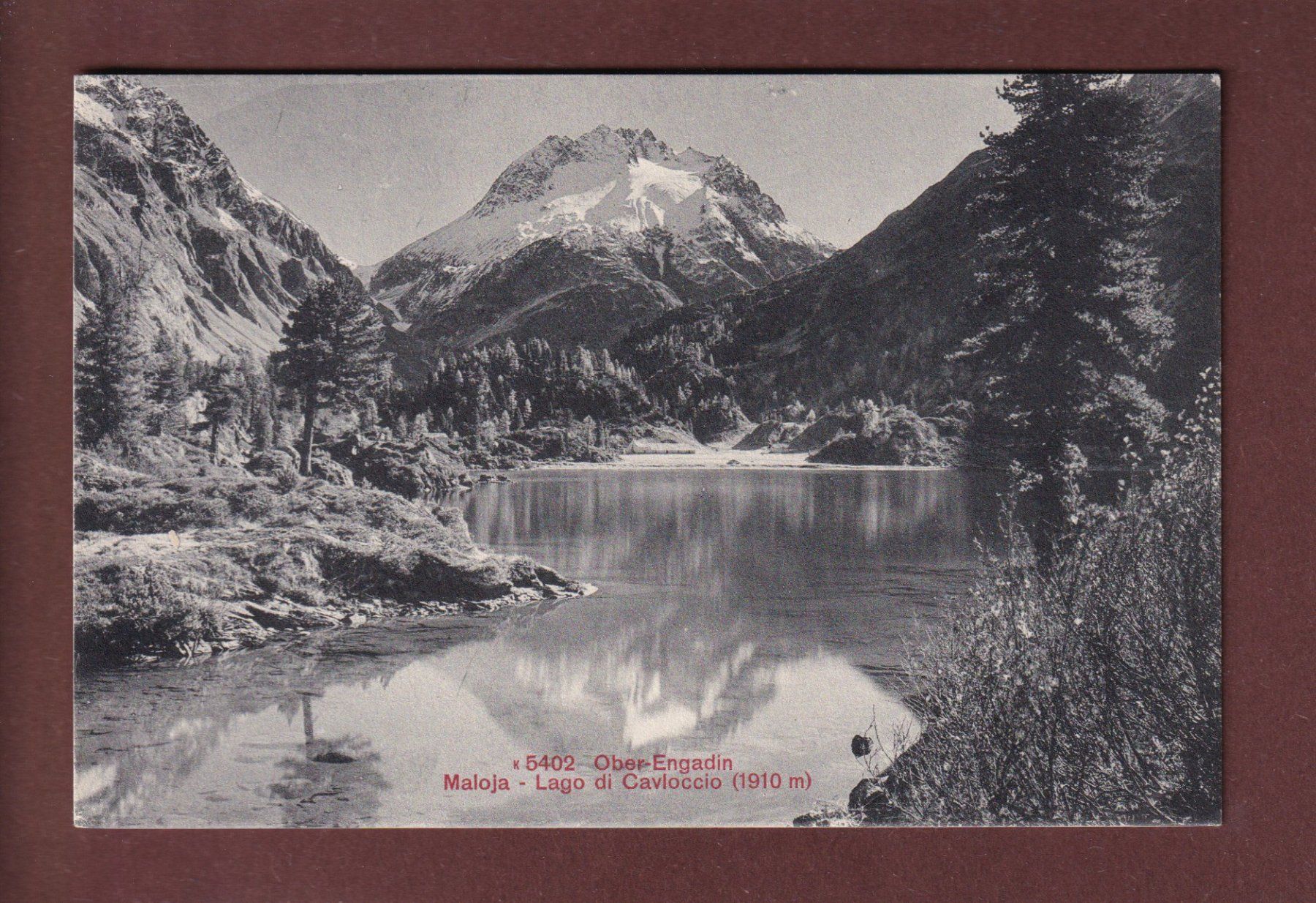 Cartoline postali: Maloja - Lago di CAVIOCCIO – Usato da Pully venduto da nicecards