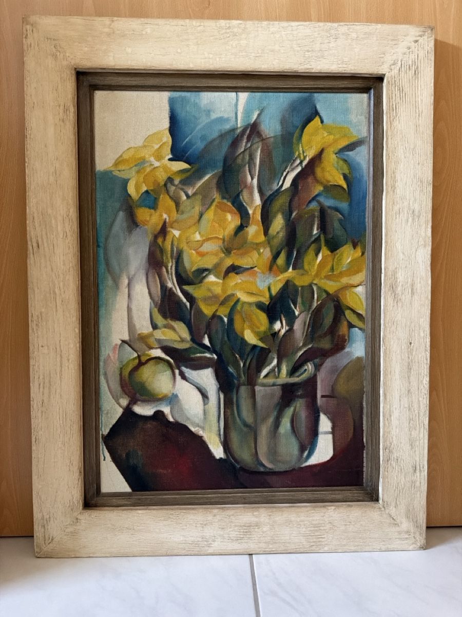 Tableaux: Gemälde, Stillleben, Blumen in Vase. – D'occasion à Biberist par Momo33 4