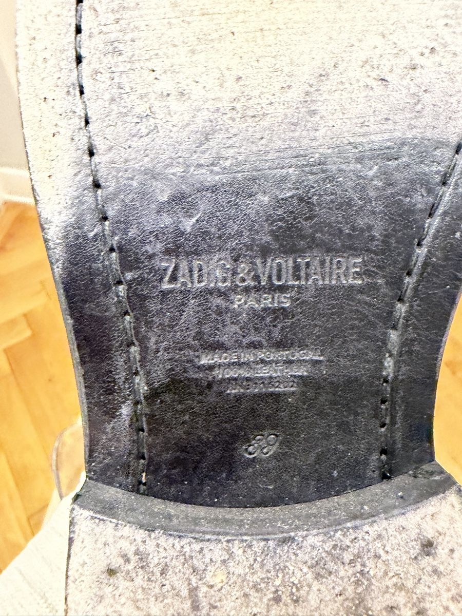 Zadig & Voltaire Damenschuhe: Zadig&Voltaire brown leather ankle boots size 39 – Gebraucht aus Genève von jud_xrl8 7