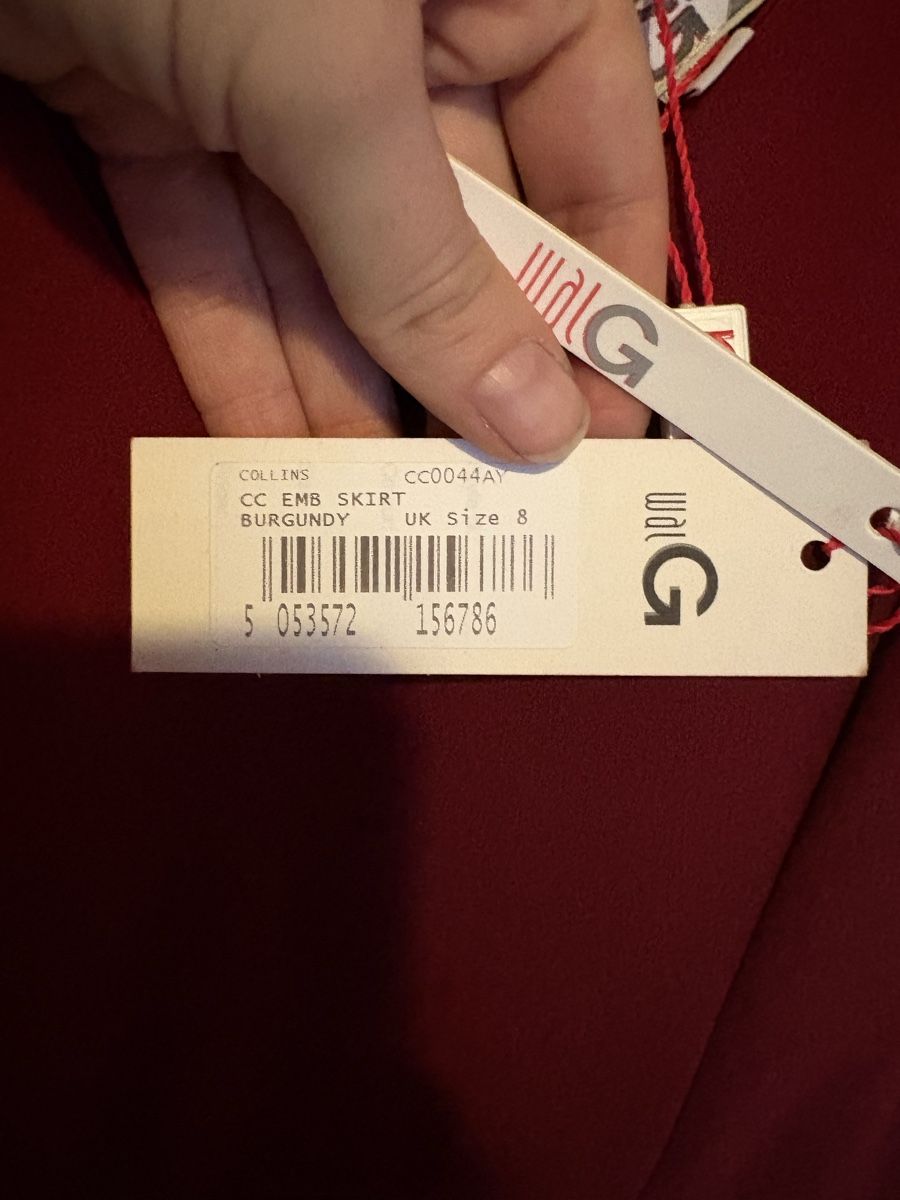 Wal G. Vestiti: Kleid Burgunder Grösse 8 – Nuovo (secondo la descrizione) da Lengnau AG venduto da molamola7 2