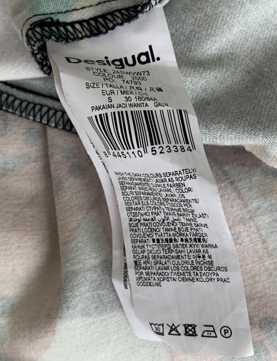 Desigual Robes: Superbe robe chemise DESIGUAL orchidées t.S – Neuf (Voir description) à Martigny par only__you 9