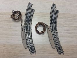 Fleischmann N 2 x 9142 R Bogenweichen Elekt.