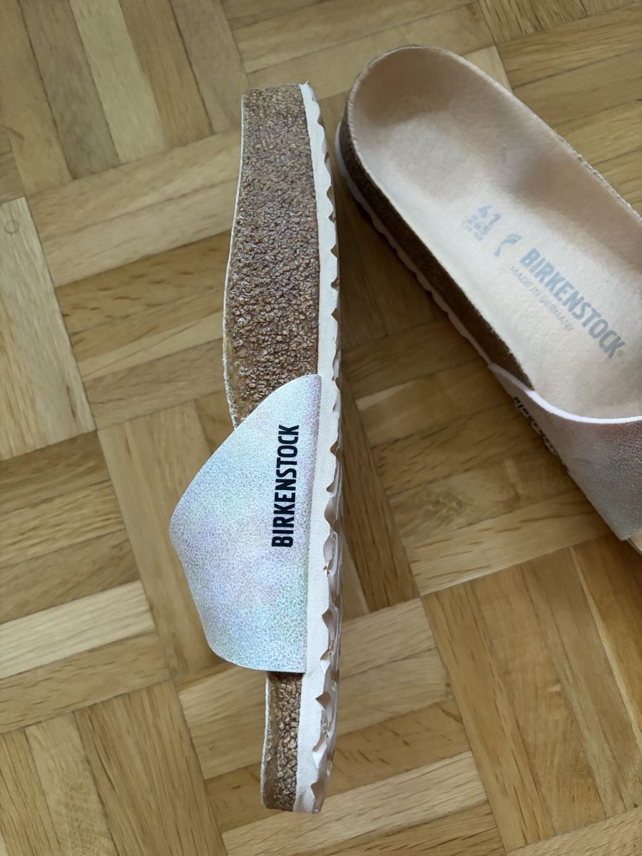 Birkenstock Scarpe da donna: Birkenstock Madrid Grösse 41 light rose, irisierend – Nuovo (secondo la descrizione) da Muttenz venduto da stoeberi01 4