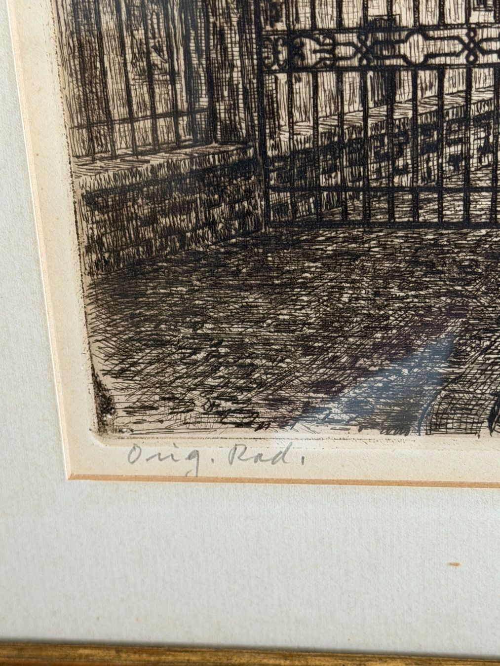 Dipinti: Hans Gschwind wunderschön originale Radierung – Usato da Basel venduto da PAUL_ART 3