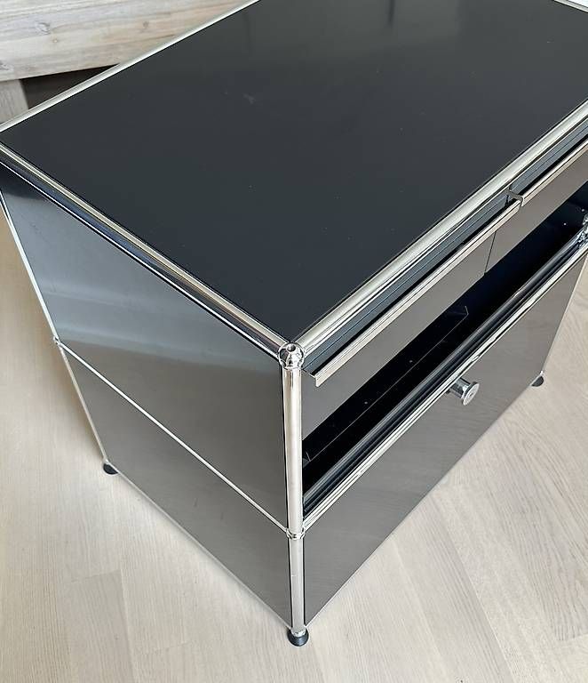 Regale: USM Haller Sideboard graphitschwarz – Gebraucht aus Basel von hoehener1959 3