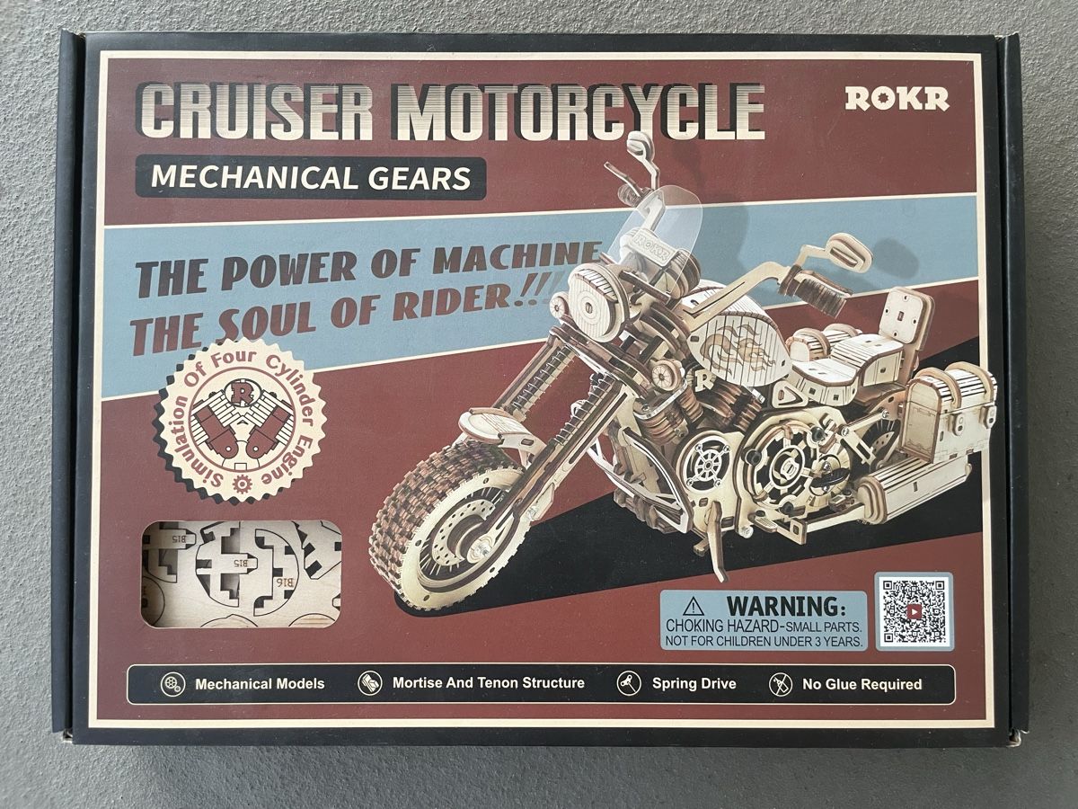 Puzzles: Rokr LK504 Motorrad Holzpuzzle – Neu und originalverpackt aus Tägerwilen von Shaimaa