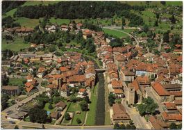 MOUDON Vue aérienne