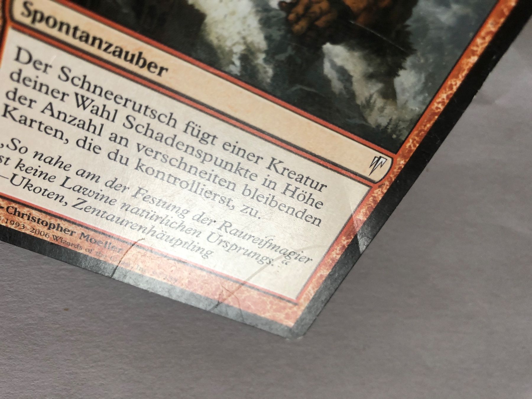 Magic The Gathering Sammelbilder & Trading cards: MTG - Schneerutsch (dmg!) – Gebraucht aus Basel von Melchior5 3