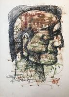KÜNSTLER ? LITHOGRAPHIE UNLESERLICH SIGNIERT