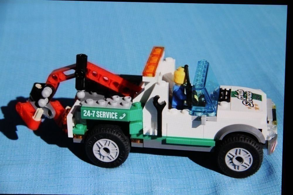Lego Kit di costruzioni: Lego, Abschleppfahrzeug, Fahrer, Kran – Usato da Nesselnbach venduto da ubourson 4