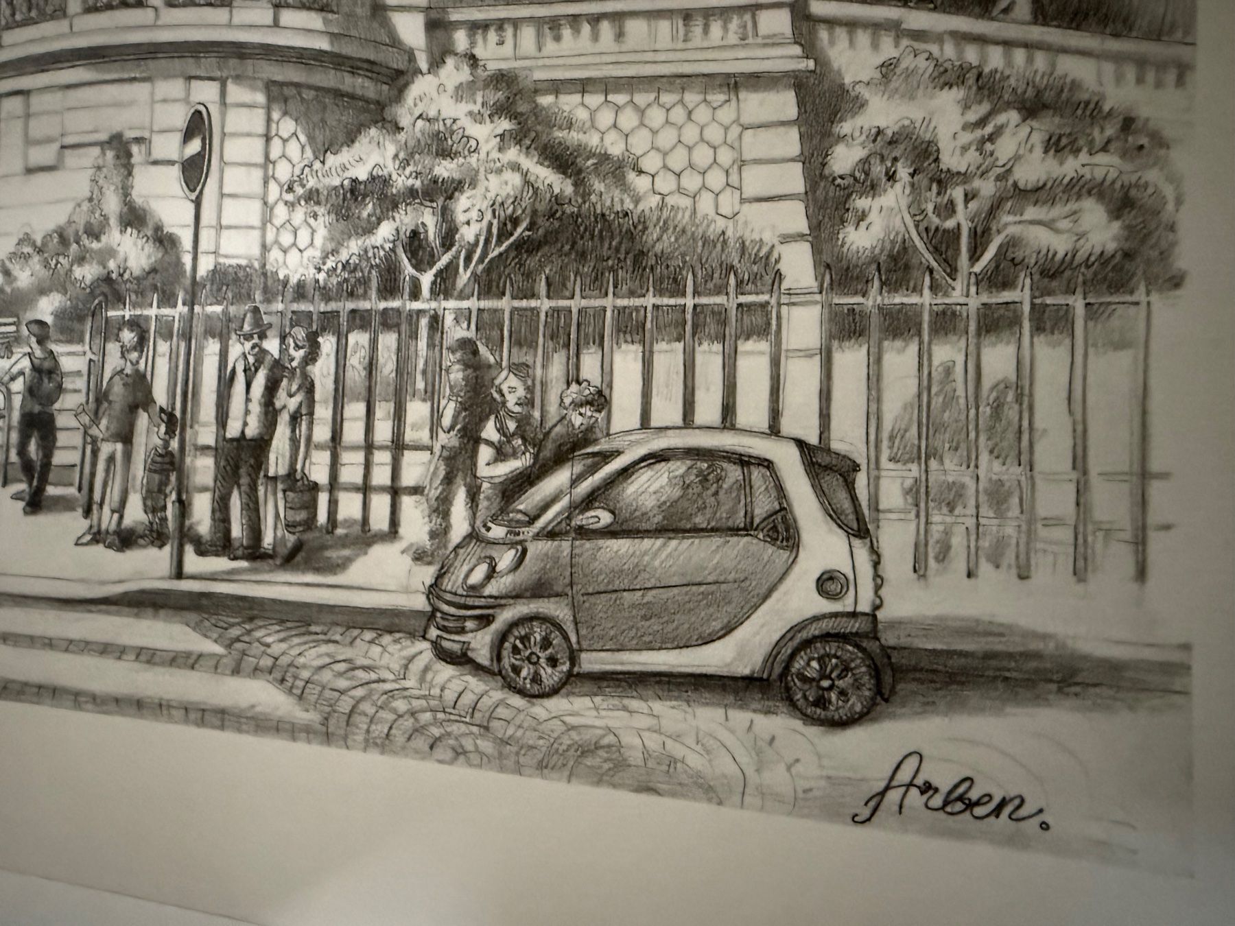 Grafiken & Lithographien: Zeichnung "Sacré Coeur" Paris – Gebraucht aus Birmenstorf AG von Pat_roll 3