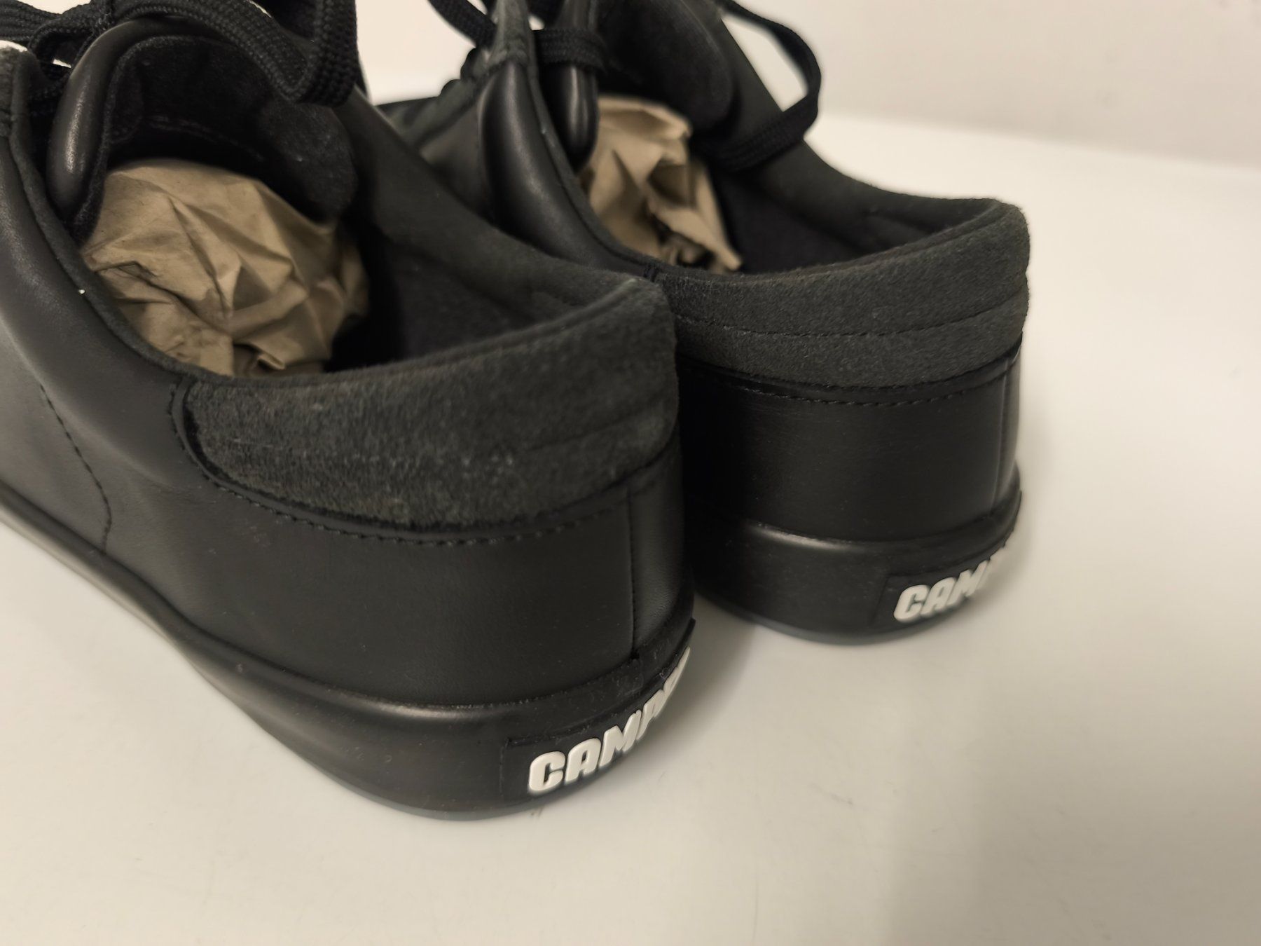 Camper Scarpe da uomo: New Camper Leather Black Sneakers. 39 – Usato da Sursee venduto da Re.joy 3