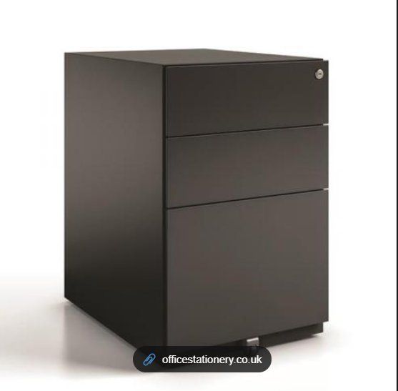 Banconi: BISLEY Rollcontainer NOTE, 2 Schubladen+1HR schwarz, Stahl, – Nuovo e nell'imballaggio originale da Lachen SZ venduto da officefactoryag