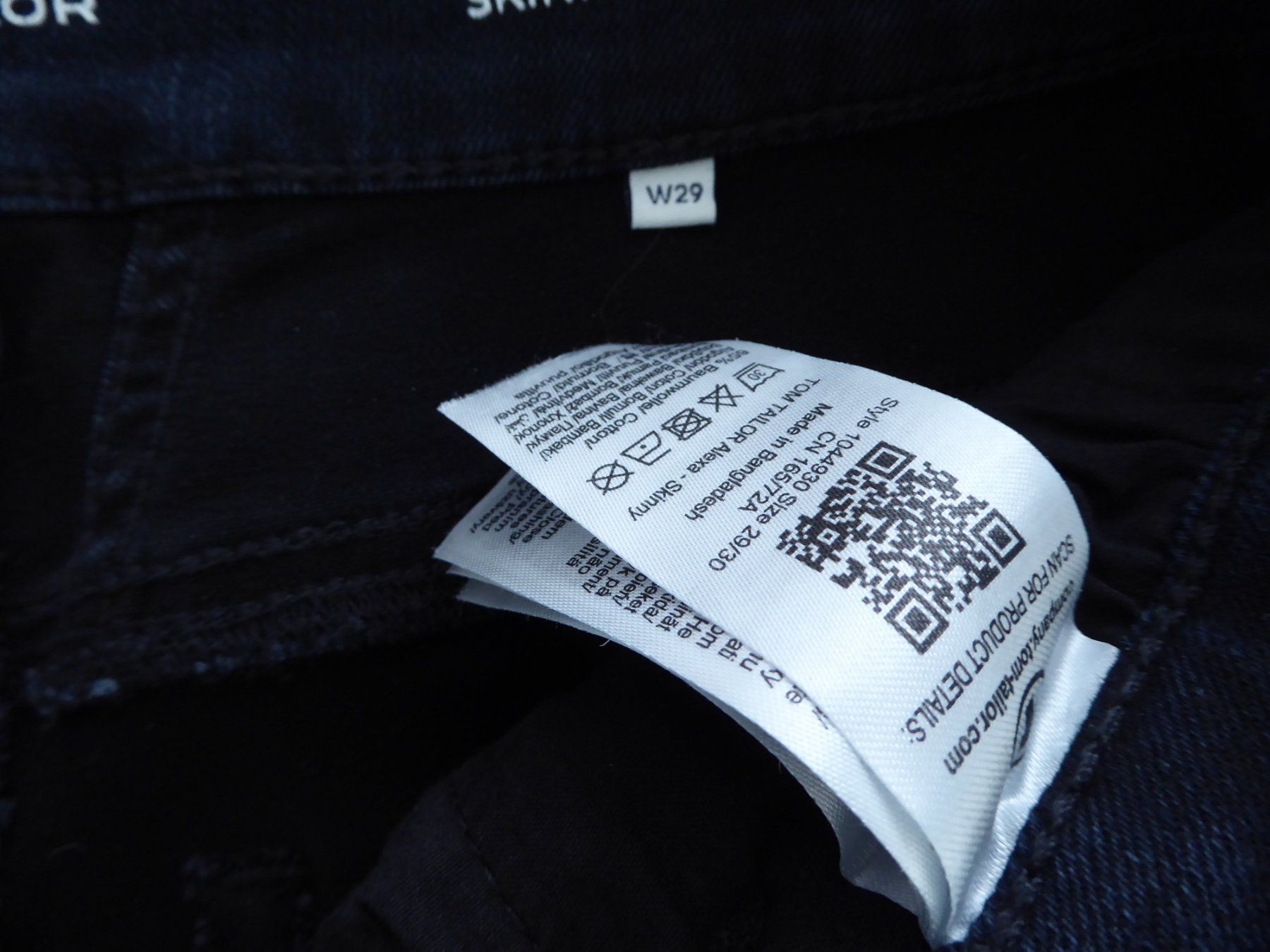 Tom Tailor Jeans: Jeans Tom Tailor dunkelblau Grösse W29 – Usato da Entlebuch venduto da roma6370 2