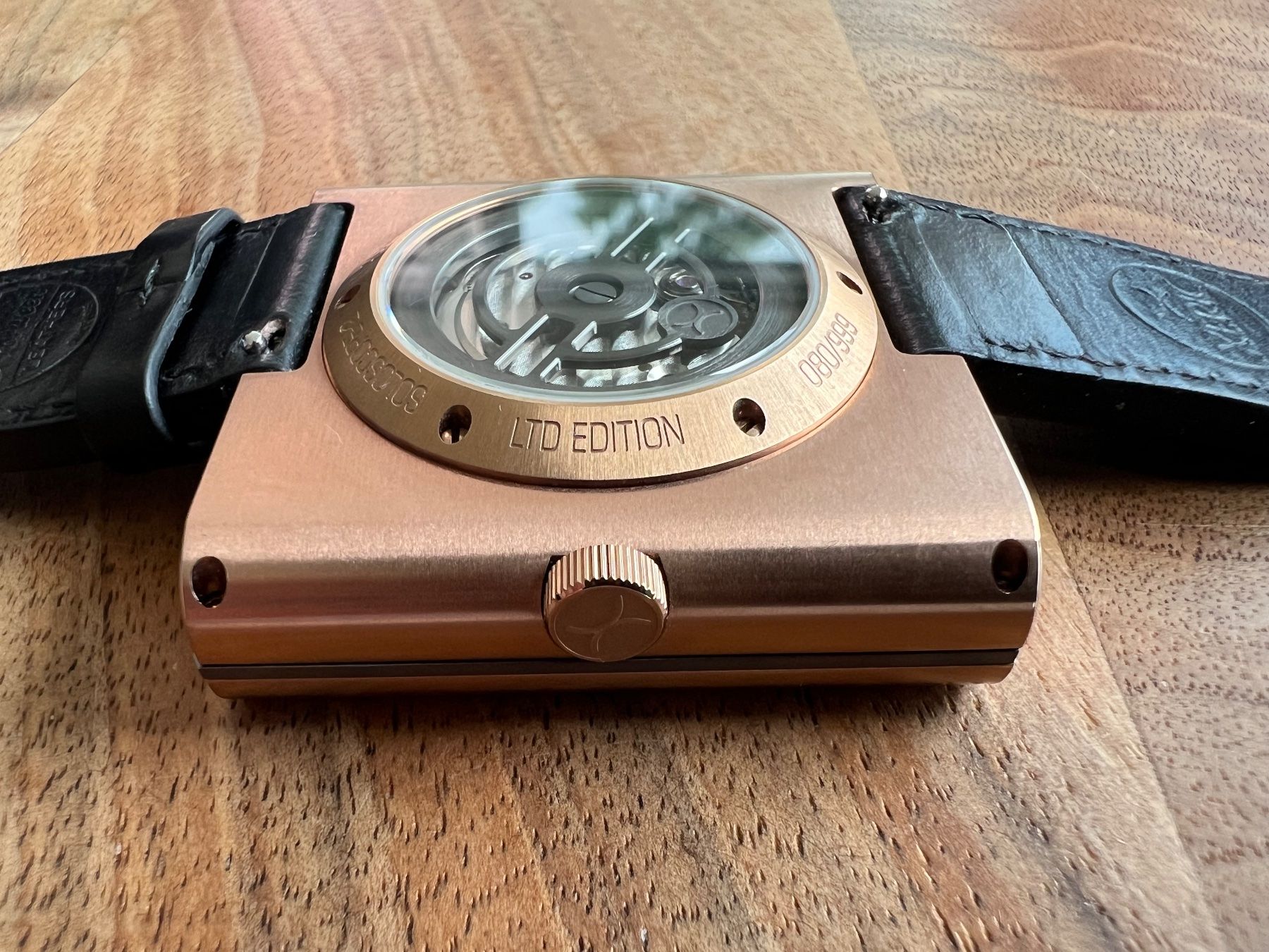 Orologi: Xeric Soloscope II Automatic Copper Black LE 080/999 – Usato da Kehrsiten venduto da Schori8 6