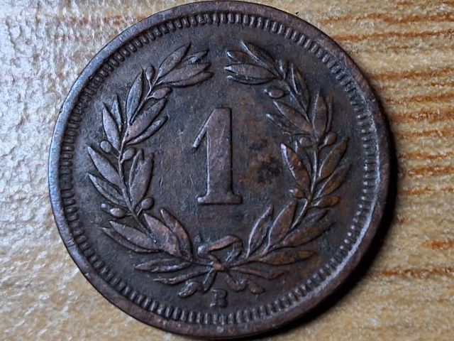 Alle Münzen: 1 Rappen 1911 – Gebraucht aus Münchenstein von purbach1 7
