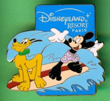 Disney   MICKEY & PLUTO  beim Surfen