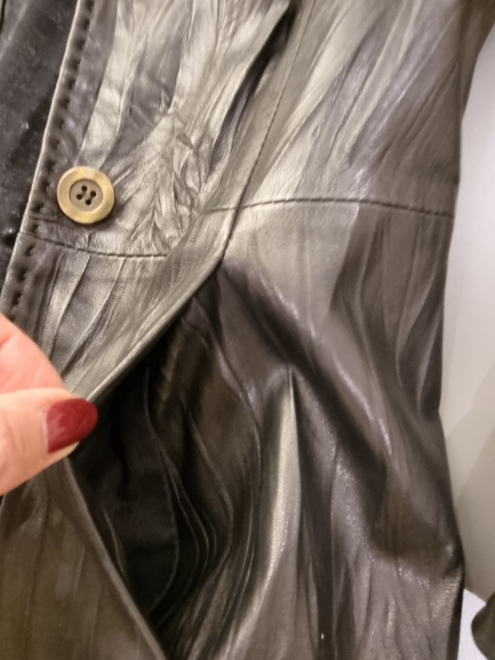 Giacche: Leder Jacke,  Gr. 38, Schwarz – Usato da Rorschacherberg venduto da Olgamedved 6