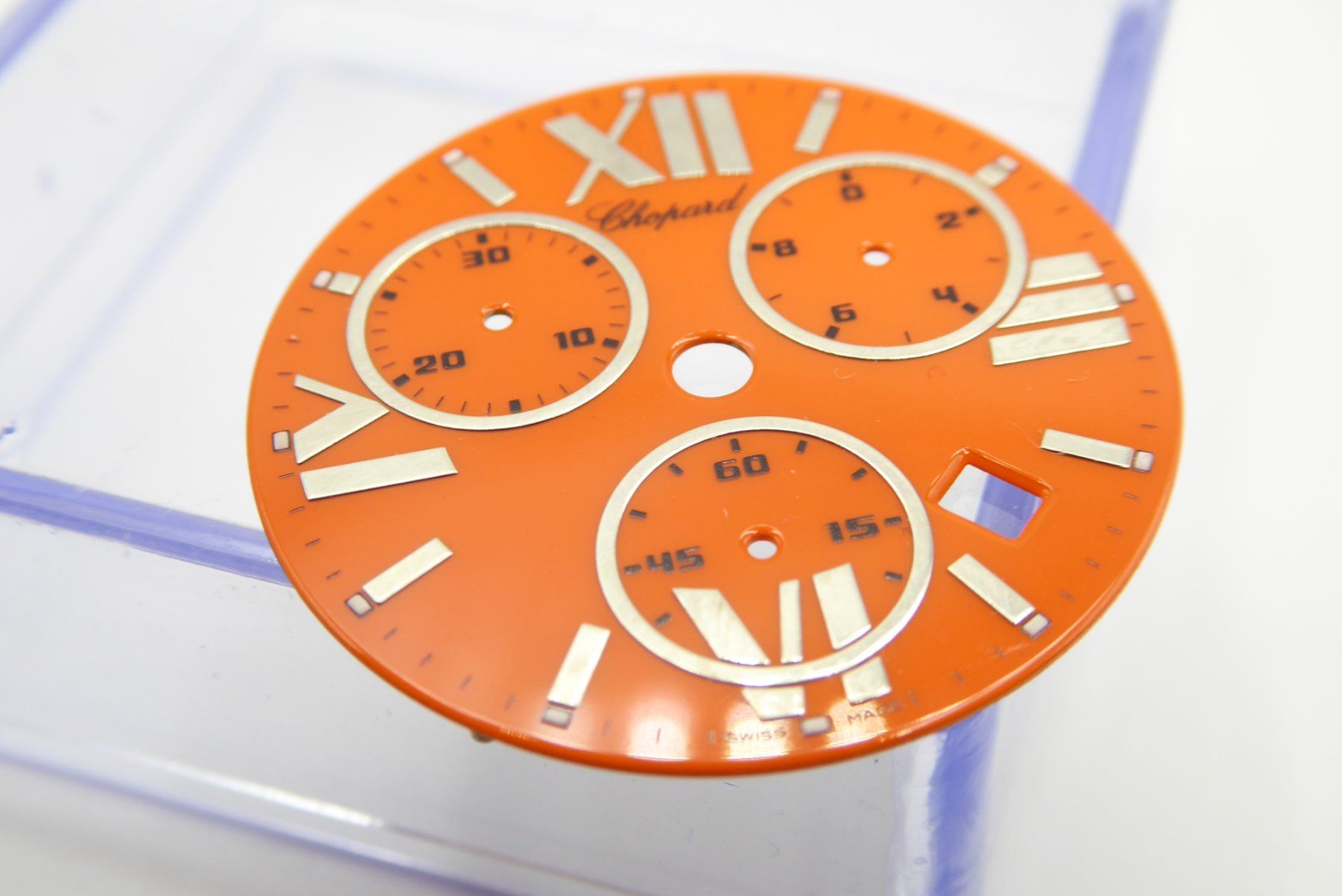 Chopard Orologi: Chopard Happy Sport Chronographe orange dial – Nuovo (secondo la descrizione) da Geneve venduto da adr_xk6n 2