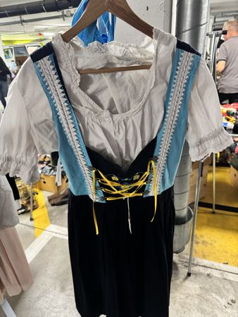 Dirndl Grösse 40, blau/schwarz - Top Zustand!