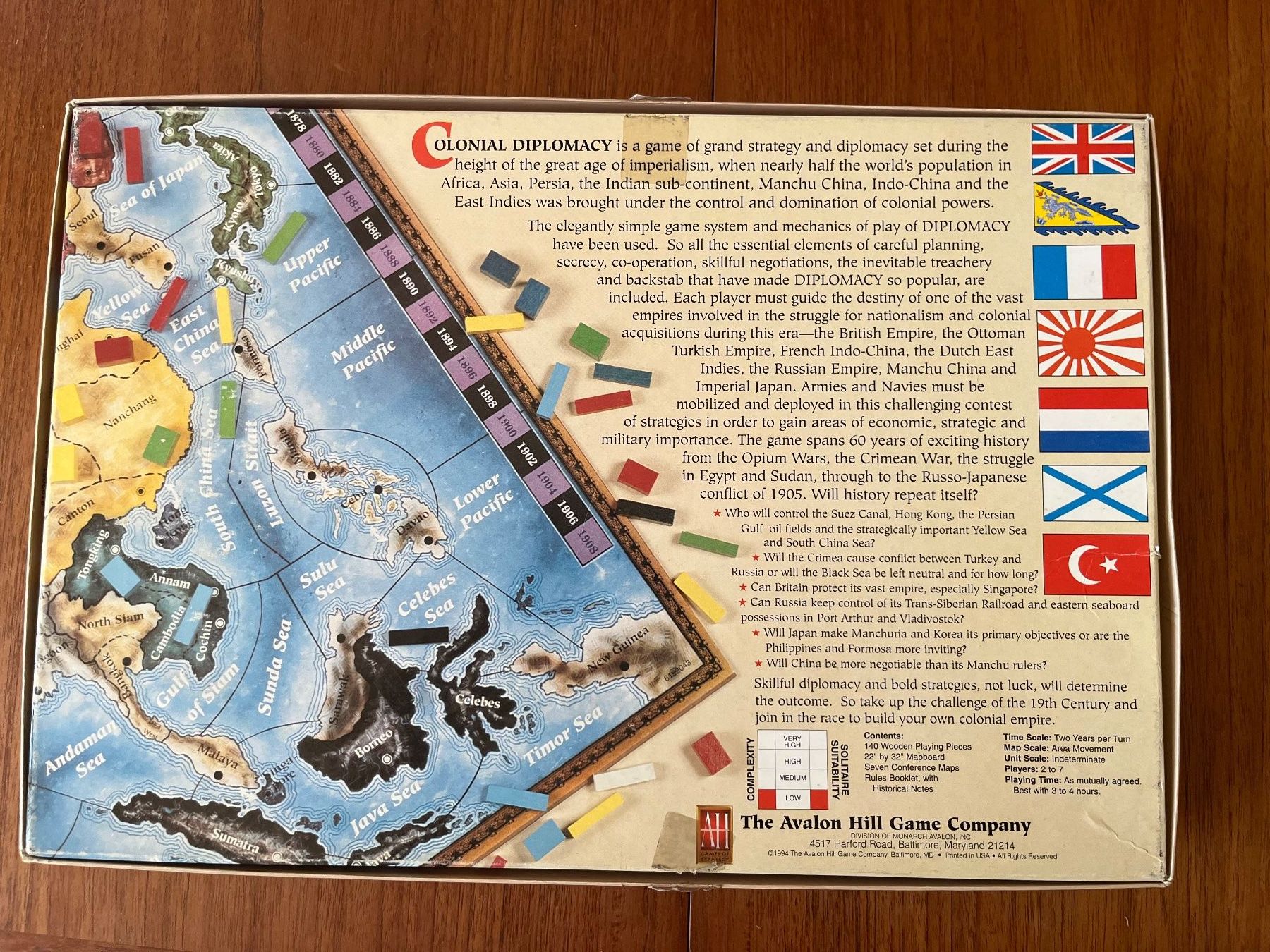 Giochi: Colonial Diplomacy von Avalon Hill – Usato da Bern venduto da Vineb 1