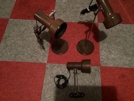 3 Vintage Lampen Neweba?Stralux?