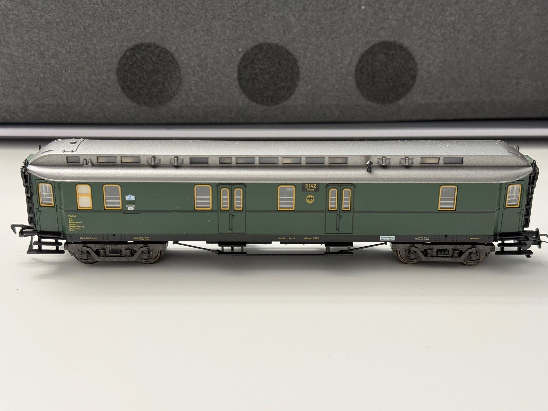 Fleischmann Modellini di ferrovie: FLM 5079 DRG Bahnpostwagen Ep2  / DC HO – Usato da Jonschwil venduto da sutfra12 3