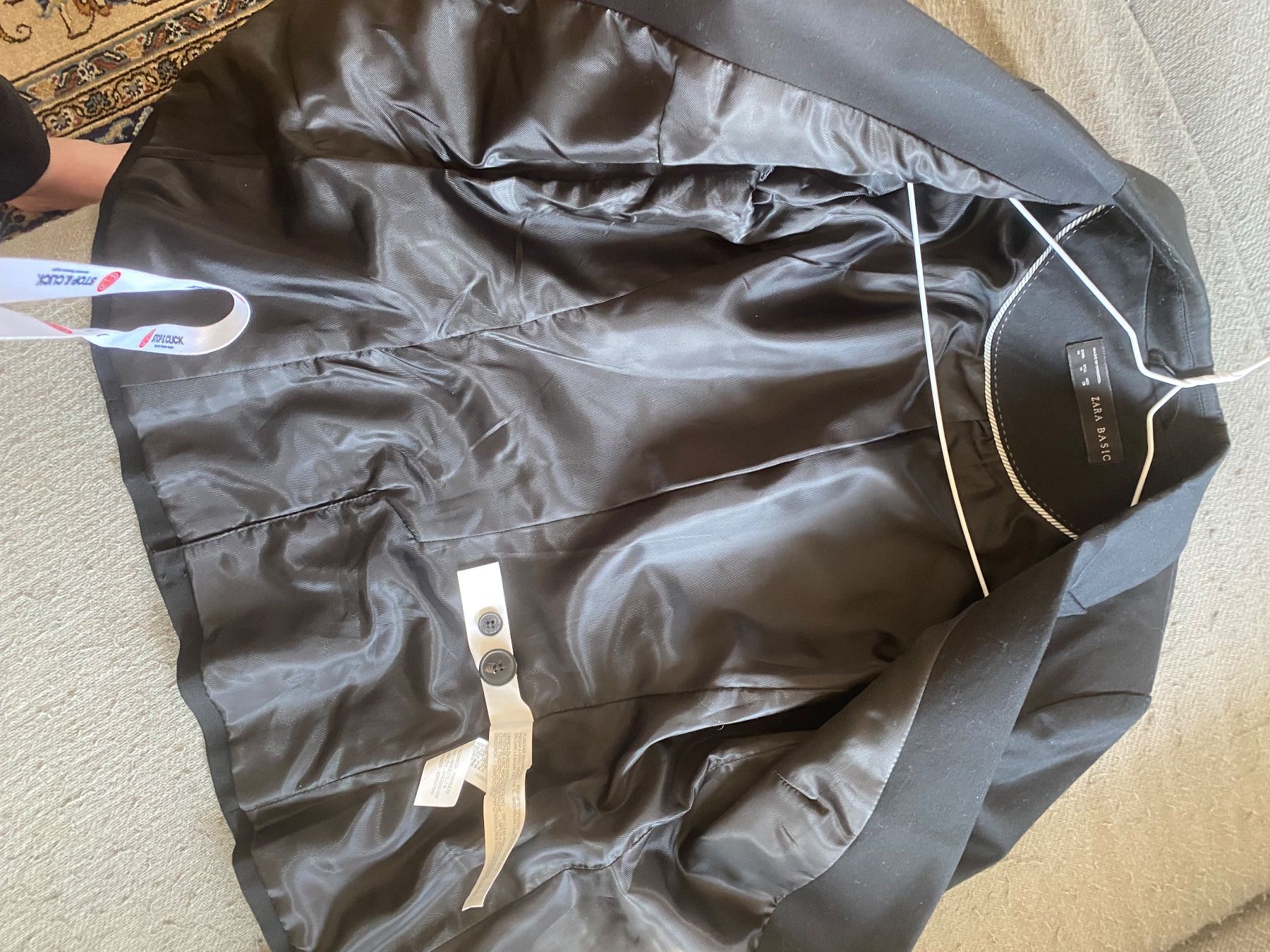 Zara Jacken: Veste bureau noire Zara coton Taille M – Gebraucht aus Küssnacht am Rigi von CALIFRASQUI 4