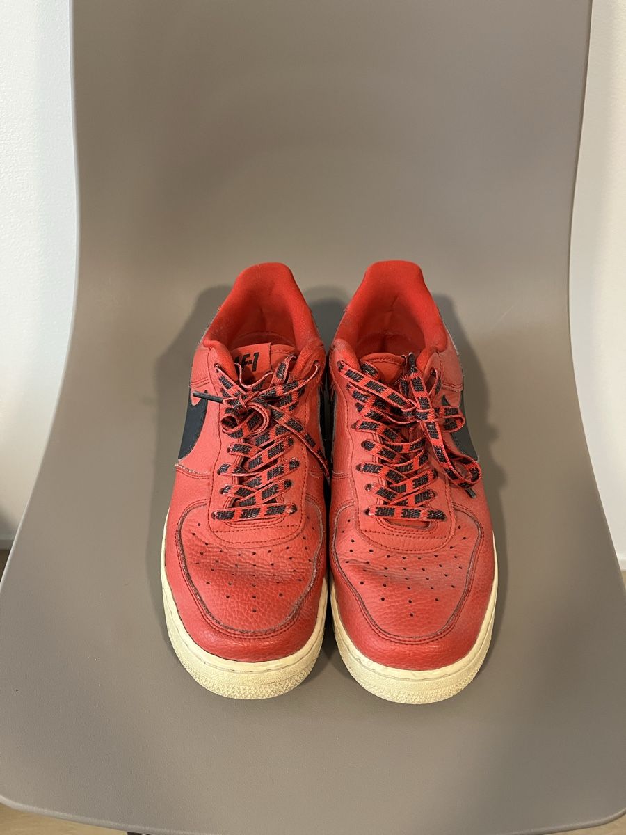 Nike Scarpe da uomo: Red Nike Air Force 1 NBA edition – Usato da Kirchberg SG venduto da schwarzekatze7 1