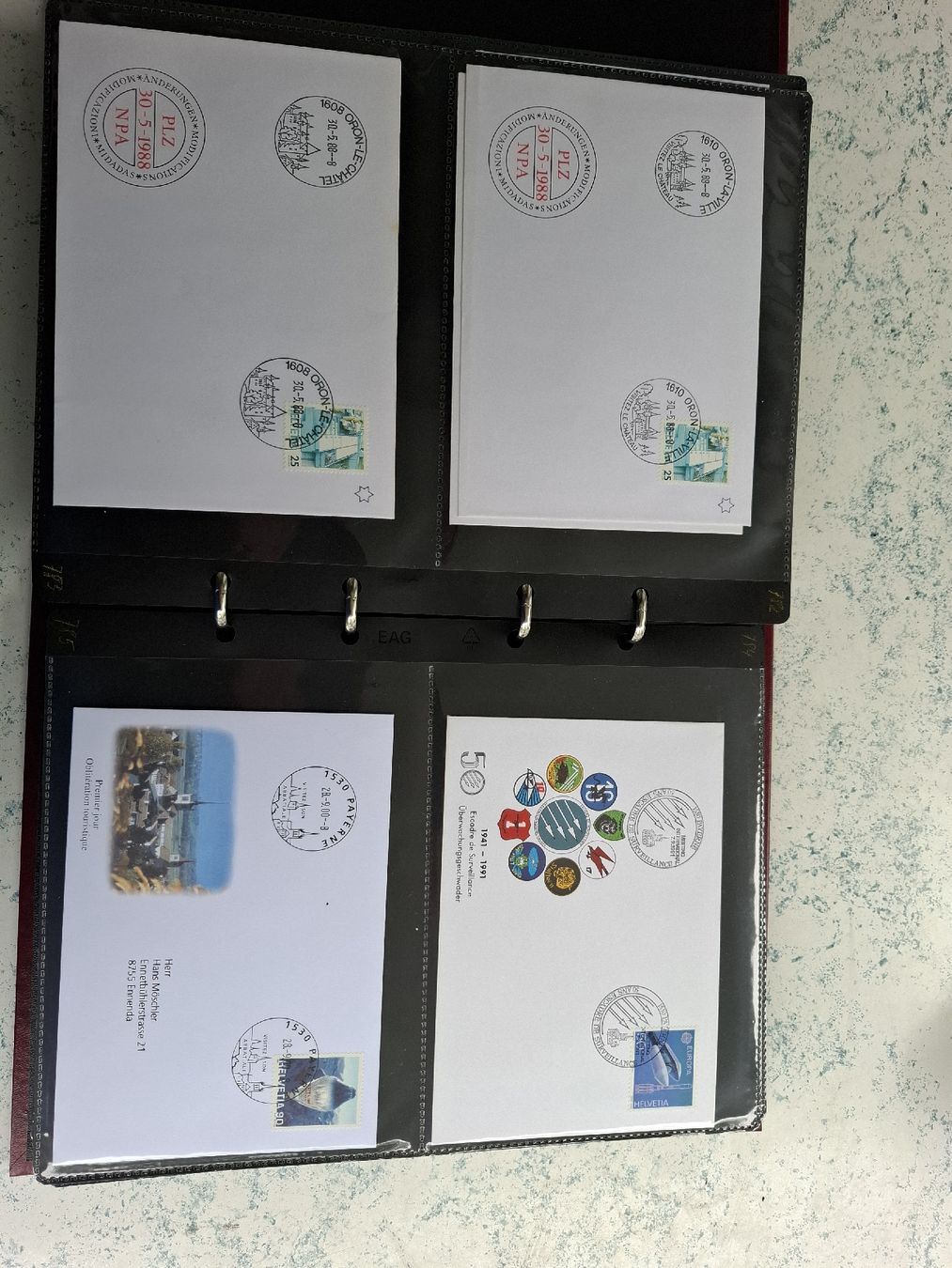 Tutti i francobolli: Briefe. Sonder/Werbestempel Kt.Waadt – Usato da Glarus venduto da Strubeli0 9