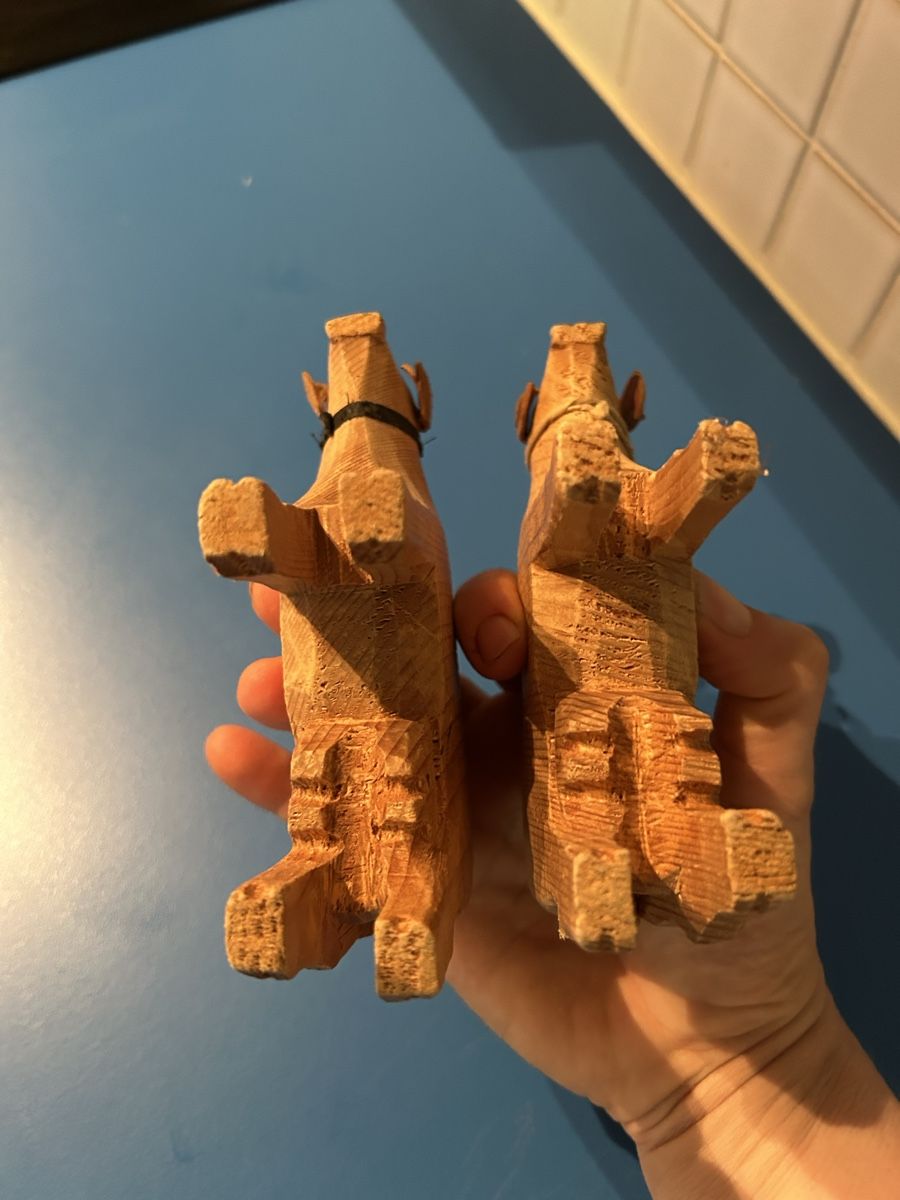Figurines: Zwei geschnitzte Kühe  – D'occasion à Bülach par larson27 5