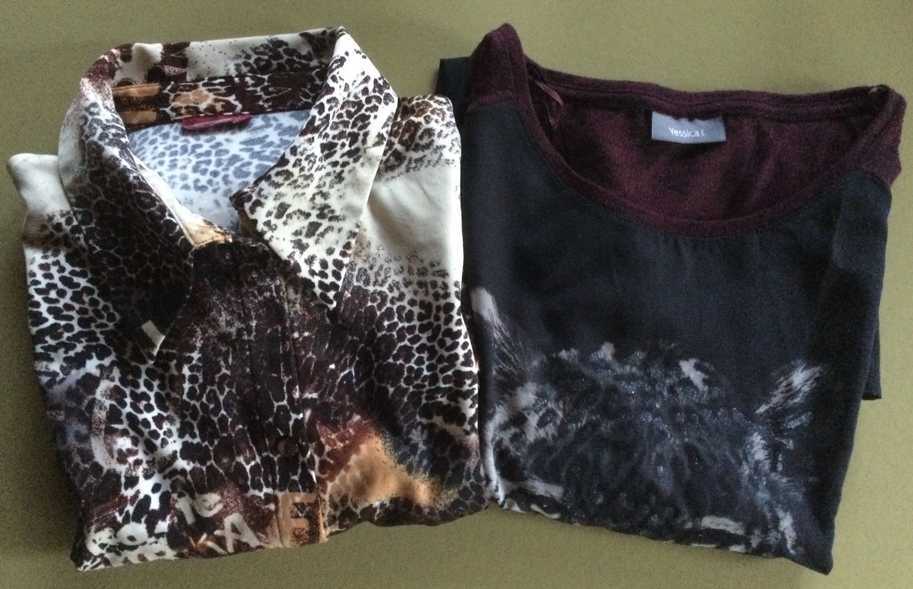 T-shirt: 2 schöne Damen Oberteile Grösse L – Usato da Ulisbach venduto da sasha6