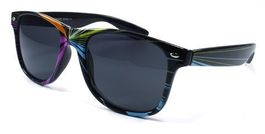 Colorbeams Design Wayfarer Sonnenbrille schwarz SBU1011BLK