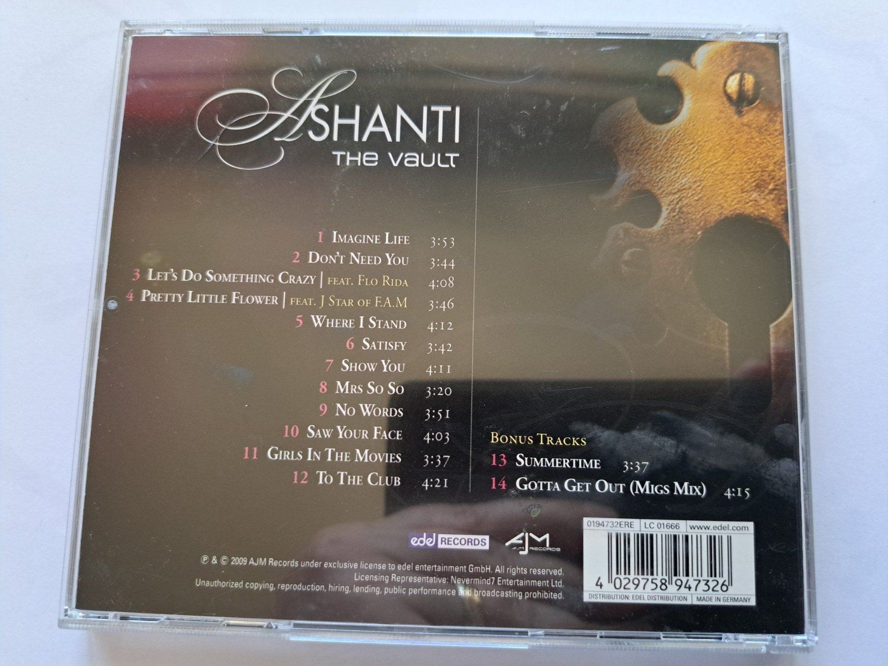 CD: CD Ashanti - The Vault  – Usato da Pully venduto da bro_n52j 1