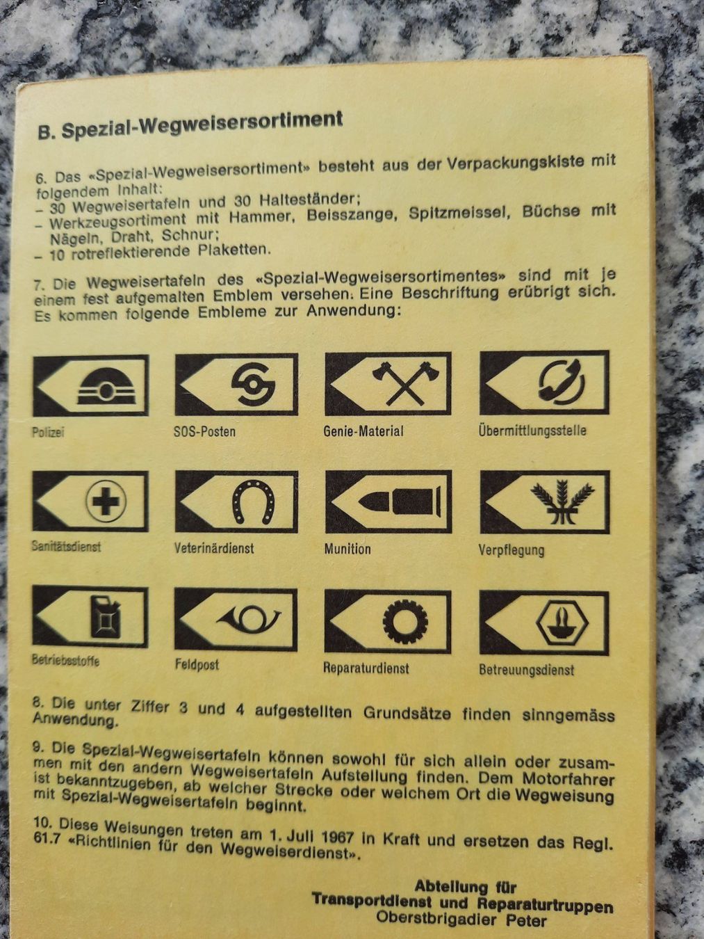 Bücher: Weisungen für den Wegweiserdienst – Gebraucht aus Ruswil von Sammlergeist 2