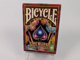 Spielkarten Bicycle Fireworks Design neuwertiger Zustand