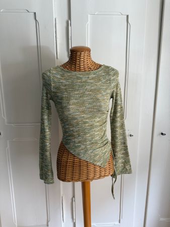 EVEN & ODD - Lagnarmshirt grün asymmetrisch XS
