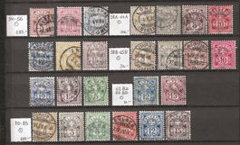 Lot Ziffermuster ab 1882 - 1906 : KP 810.--